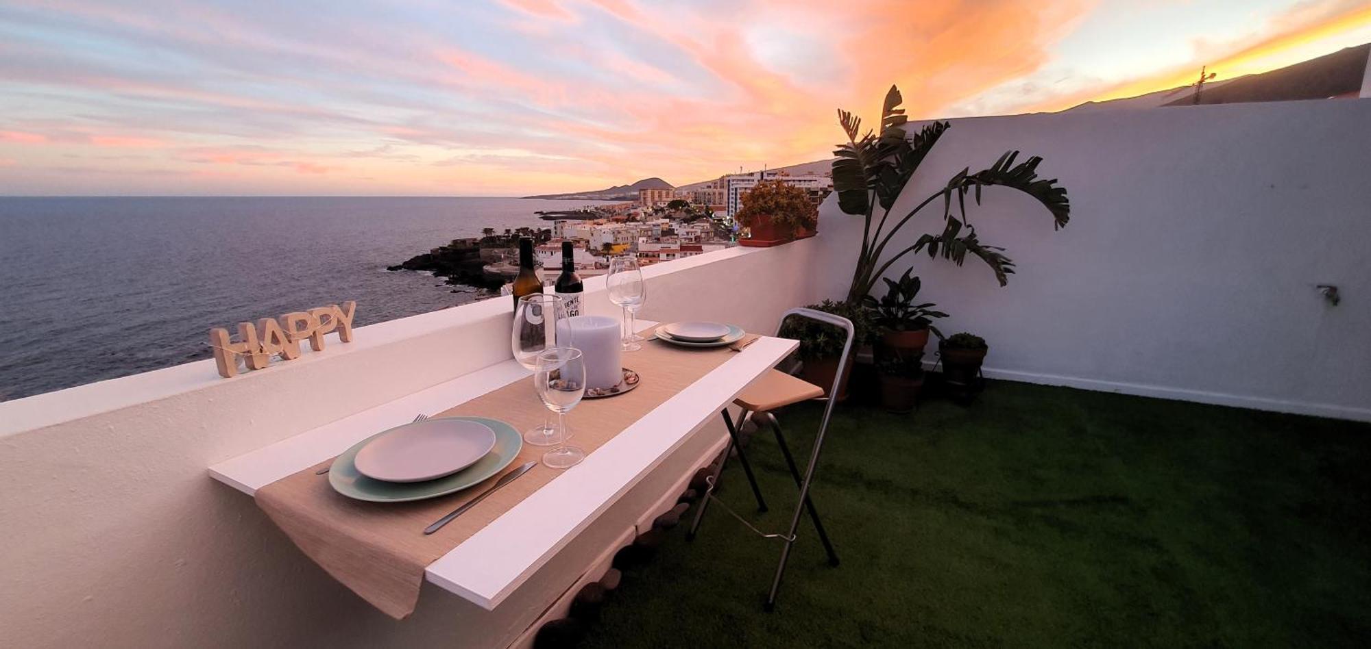 Las Caletillas Sea View Penthouse Candelaria Bagian luar foto