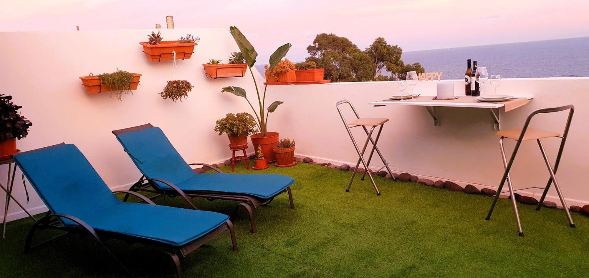 Las Caletillas Sea View Penthouse Candelaria Bagian luar foto